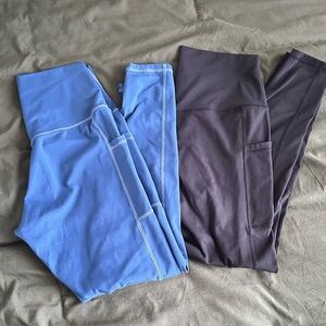 Blue and Black Colorfulkoala Leggings BUNDLE
